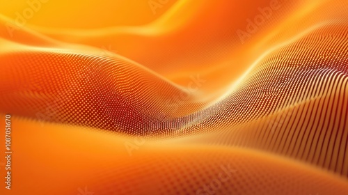 Wallpaper Mural Abstract orange wave background with subtle texture and soft lighting. Torontodigital.ca