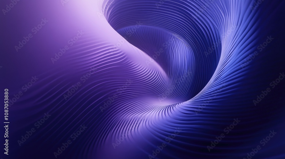 Abstract purple and blue swirling 3D rendering. Abstract purple and blue swirling 3D rendering.