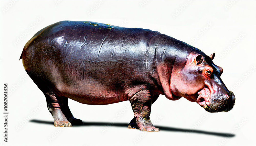 Hippopotamus, African Wildlife, Endangered Species Hippopotamus, African Wildlife, Endangered Species