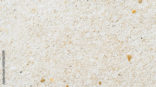 Texture of rough surface of a white stone wall close-up Closeup Macro Shot of White Abstract Texture Consisted of Decorative Stucco. White wall of sand and concrete as an abstract background