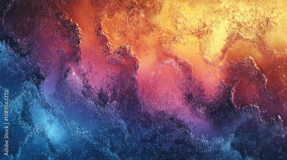 Fototapeta premium Abstract colorful swirls, vibrant hues blend in dynamic motion.