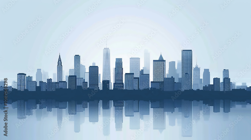 Misty dawn over a futuristic city skyline surrounded by clouds at sunrise Modern skyline building banner with eye catching view
Misty dawn over a futuristic city skyline surrounded by clouds at sunrise Modern skyline building banner with eye catching view