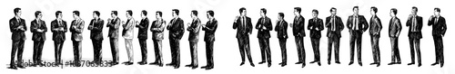 Stylish microphone silhouettes for tv reporters, isolated on a white background with modern silhouette designs.
