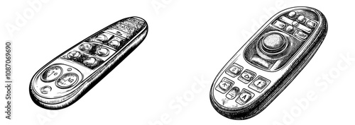 The portable modem is illustrated in black and white in this simple illustration.