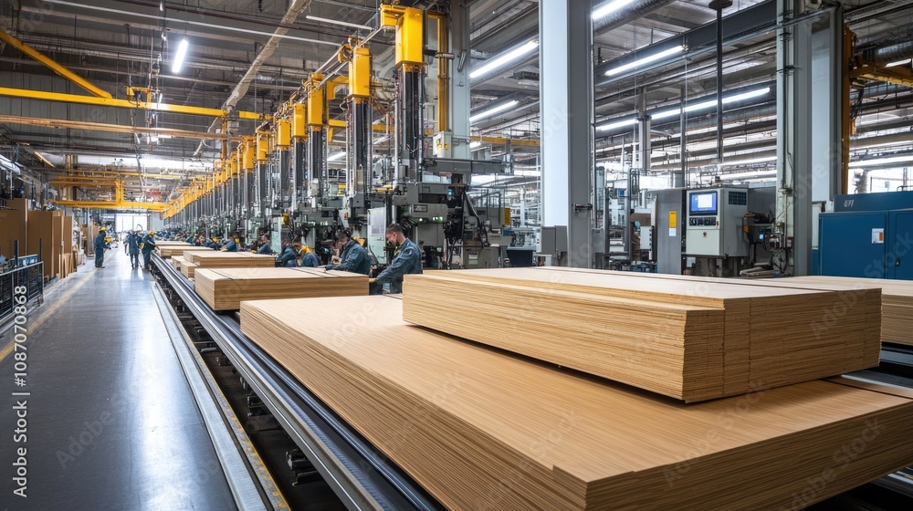Industrial Wood Processing Factory Line Industrial Wood Processing Factory Line