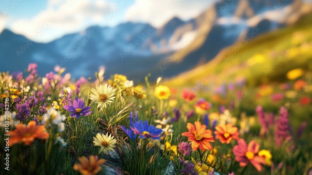 Wildflowers in the Mountains Wildflowers in the Mountains