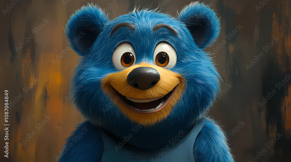 smiling bear, 2d vector art style,cartoon stylized, vibrant colors, smiling bear, 2d vector art style,cartoon stylized, vibrant colors,