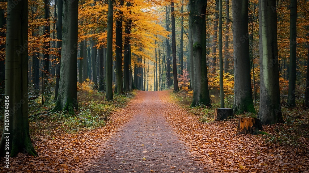 Autumn Forest Path