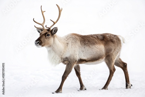 reindeer isolated on white background