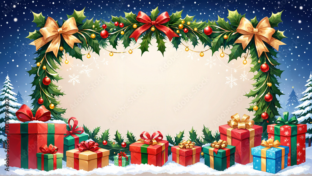Background of Christmas Day Decorations Background of Christmas Day Decorations