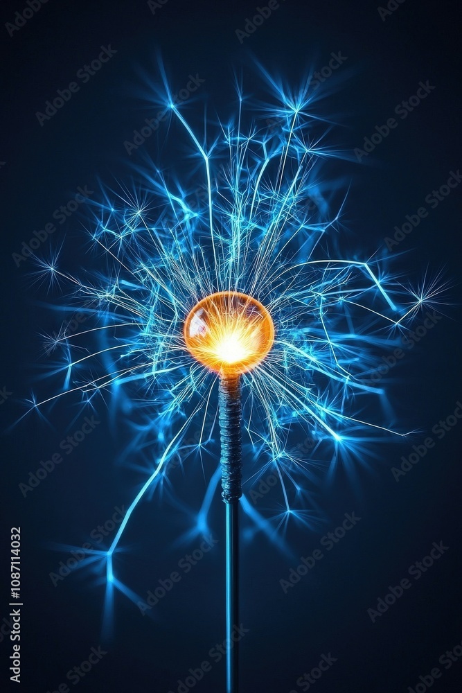 Obraz premium Blue Sparkler.