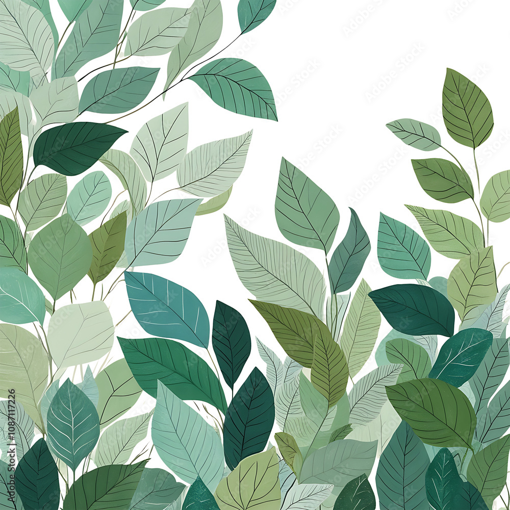 seamless pattern with leaves seamless pattern with leaves