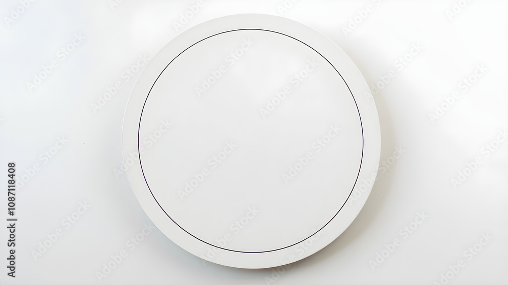 glass thin circle shown from the side, illuminated white, flay , transparent, clear, white background, minimals style, 8k glass thin circle shown from the side, illuminated white, flay , transparent, clear, white background, minimals style, 8k