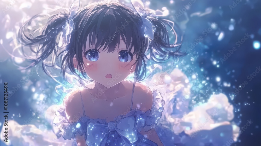 Fototapeta premium girl anime characters