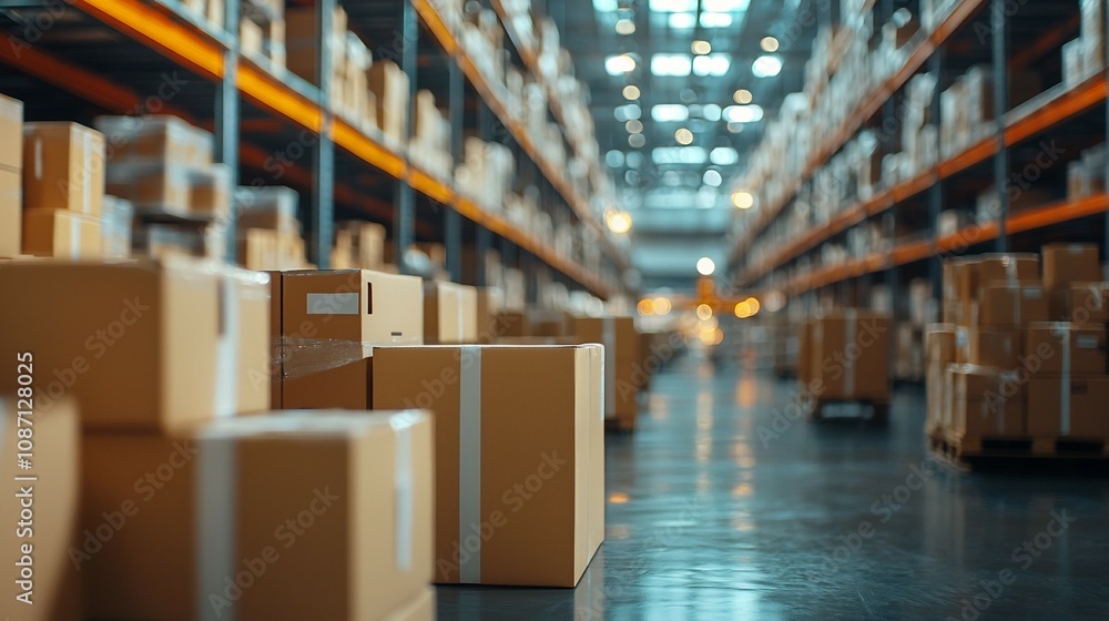 Capacity Shipping System, High-Capacity Shipping Facility with Organized Packages and Efficient Storage System Capacity Shipping System, High-Capacity Shipping Facility with Organized Packages and Efficient Storage System