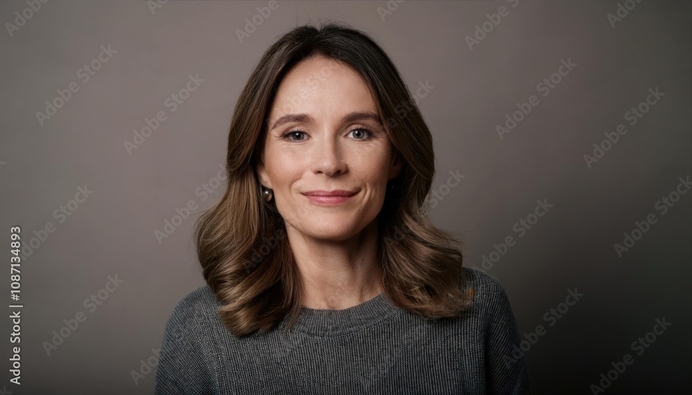 Happy Woman On Isolated Background Happy Woman On Isolated Background