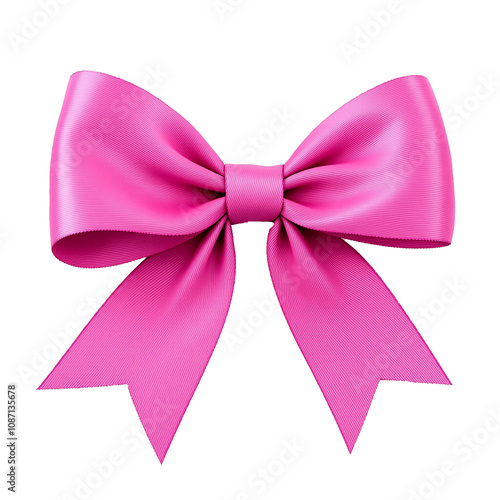 pink ribbon bow