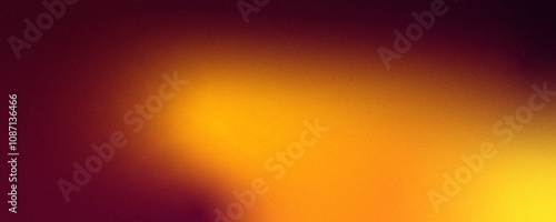 Gradient mesh effect bright black and orange light liquid color blend. Blurred colorful mix fluid and grain vector noise blur abstract gradient background. Black gold yellow and orange grainy noise.