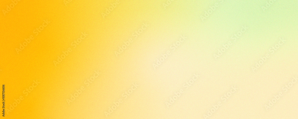 Obraz premium Soft noise yellow and greenish tone texture background white with smooth gradient subtle grainy texture modern illustration. Light Yellow vector modern elegant backdrop gradient noise textured design.