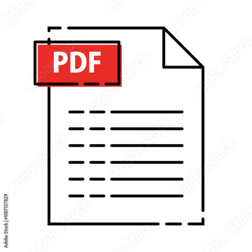 PDF形式 書類データファイルのアイコン