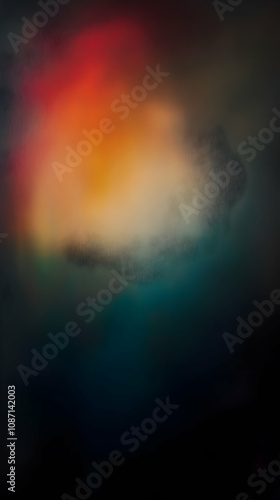 abstract blurred gradient Red Blue Yellow Green vertical background