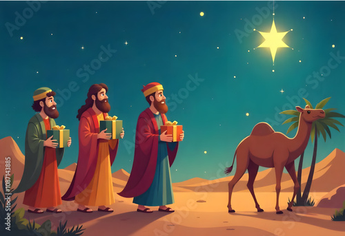 Epiphany Day Design, illustration