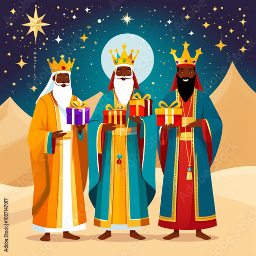 Epiphany Day Design, illustration