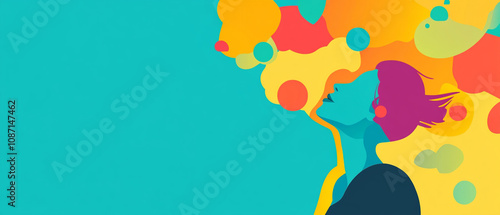 Success Is A Mindset Flat Design Flat Style Vector Illustration