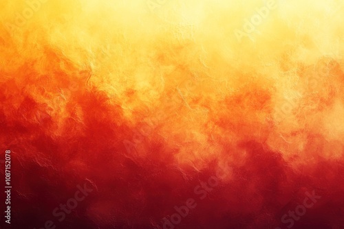 Abstract Red and Yellow Gradient Background with Textured Surface