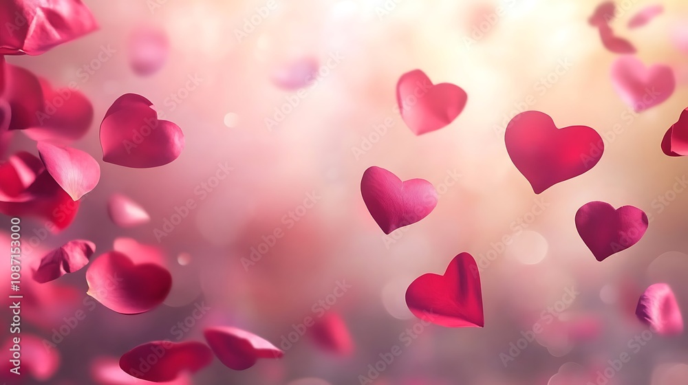 Heart and Rose Petals Heart and Rose Petals