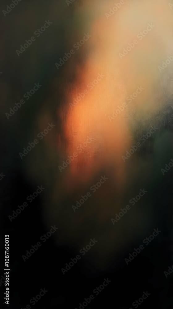 Obraz premium abstract blurred gradient Brown Green Light Orange Red vertical background