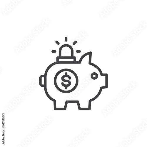 Emergency Fund line icon