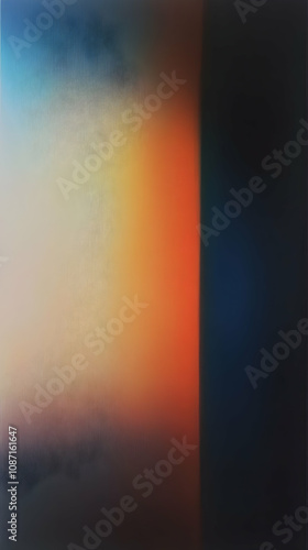 abstract blurred gradient Red Light Yellow Brown Blue vertical background