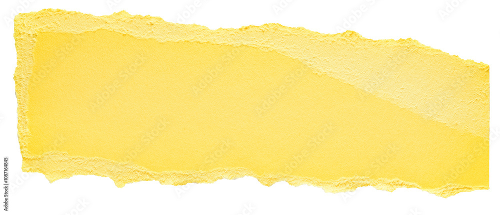 Isolated cut out torn piece of blank yellow paper note cardboard with texture and copy space for text, transparent png background design element Isolated cut out torn piece of blank yellow paper note cardboard with texture and copy space for text, transparent png background design element