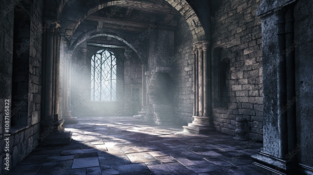 Obraz premium Ancient City Interior 