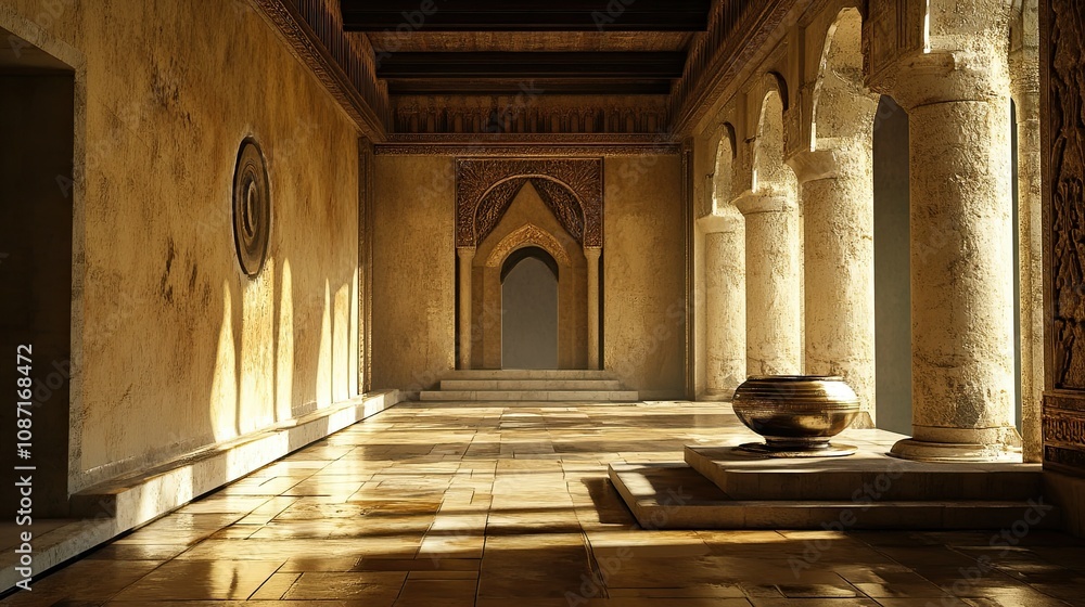 Obraz premium Ancient City Interior 
