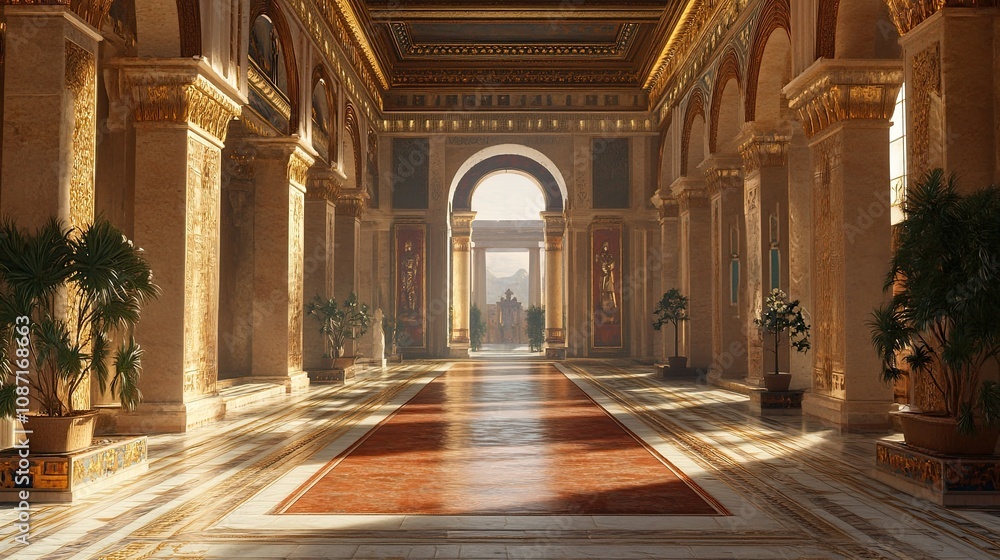 Obraz premium Ancient City Interior 