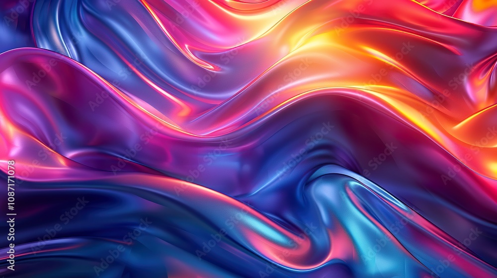A vibrant and dynamic contemporary abstract artwork featuring a captivating blend of bright, neon colors A vibrant and dynamic contemporary abstract artwork featuring a captivating blend of bright, neon colors
