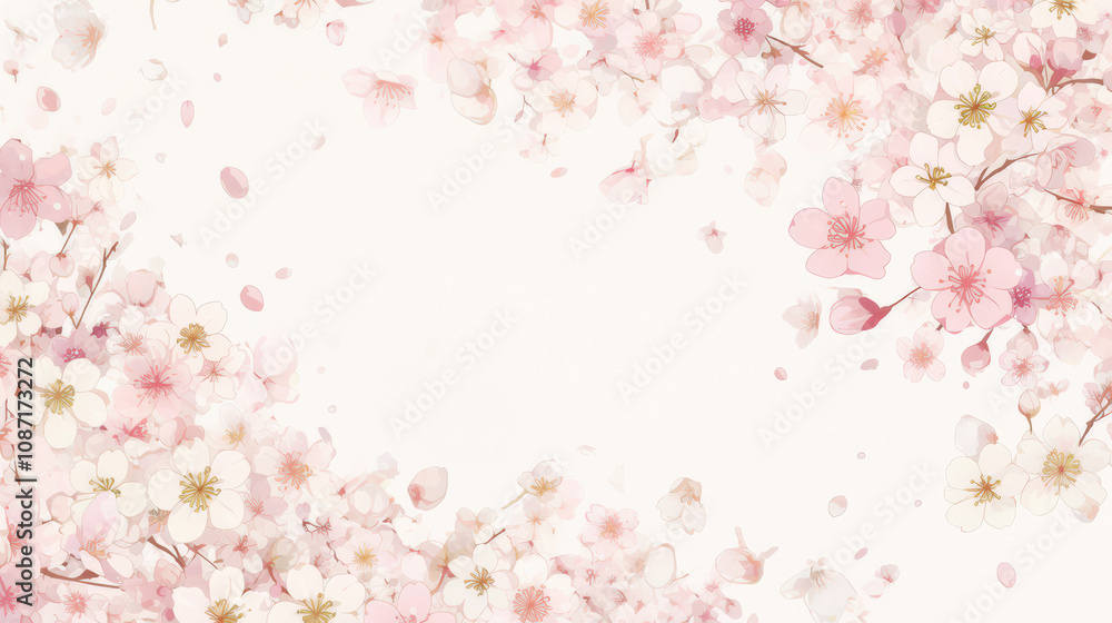 桜の背景 桜の背景