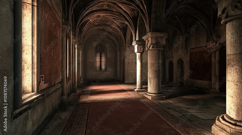 Obraz premium Ancient City Interior 