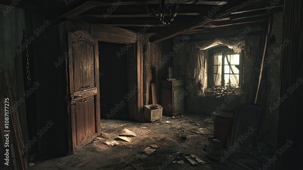 Burning Village Interior Burning Village Interior