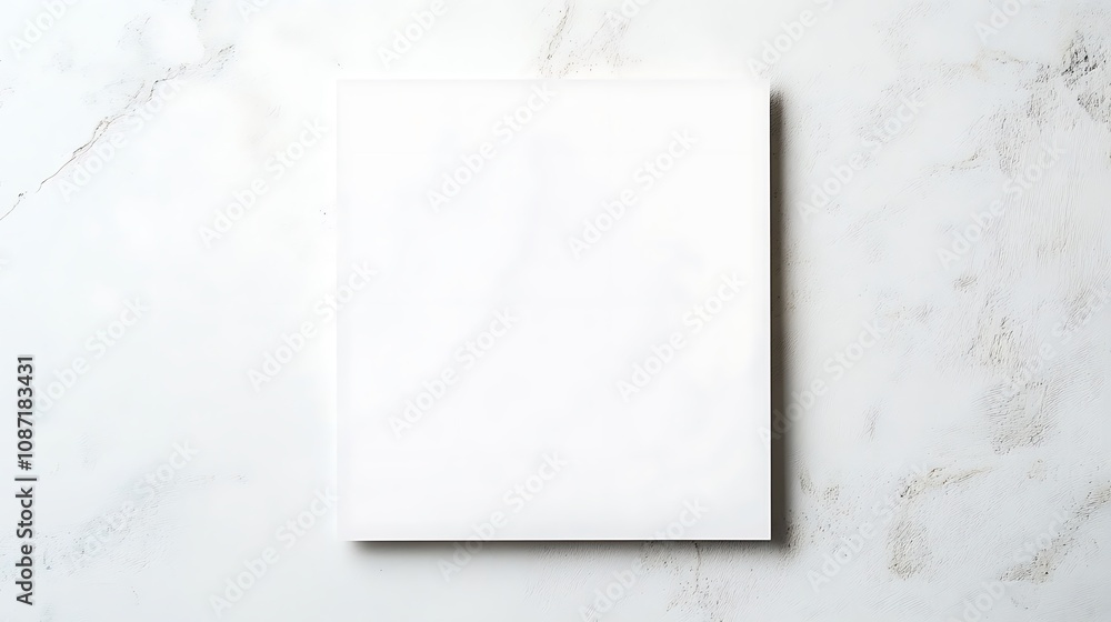 Minimalist Floral Frame with White Flowers Minimalist Floral Frame with White Flowers