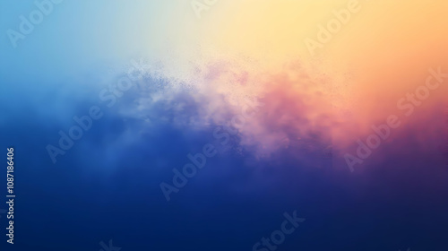 Abstract Blue Orange Background Texture