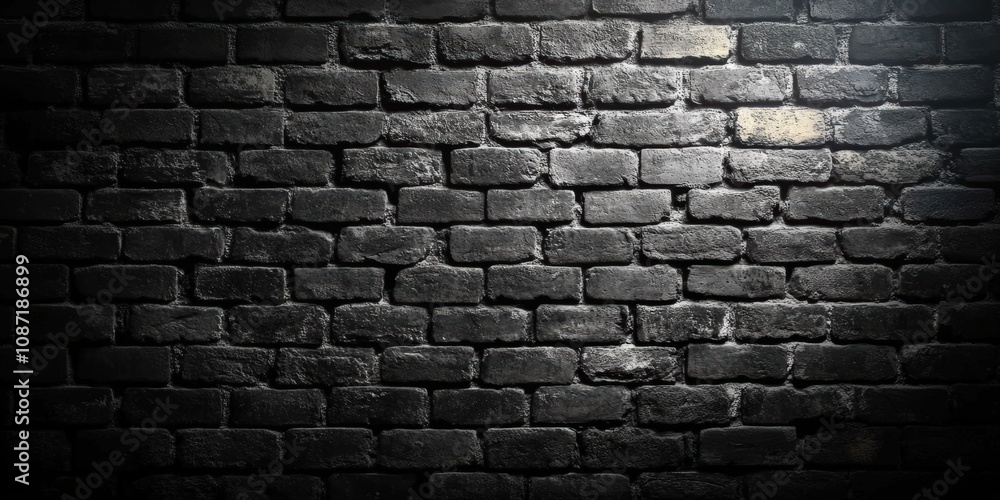 Abstract Black brick wall texture for pattern background. brickwork background for design Abstract Black brick wall texture for pattern background. brickwork background for design