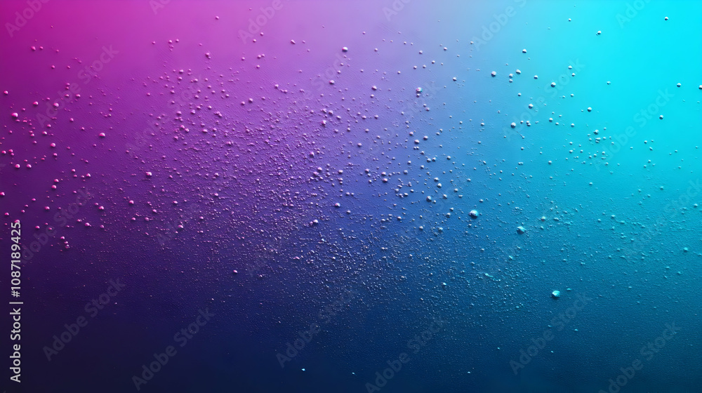 Abstract Background with Neon Lights and Droplets Abstract Background with Neon Lights and Droplets