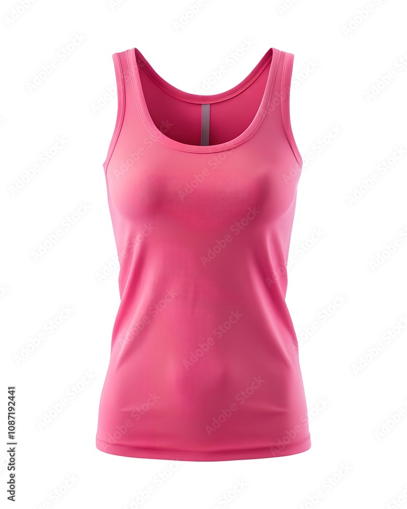 realistic high quality pink tank top mockup isolated realistic high quality pink tank top mockup isolated