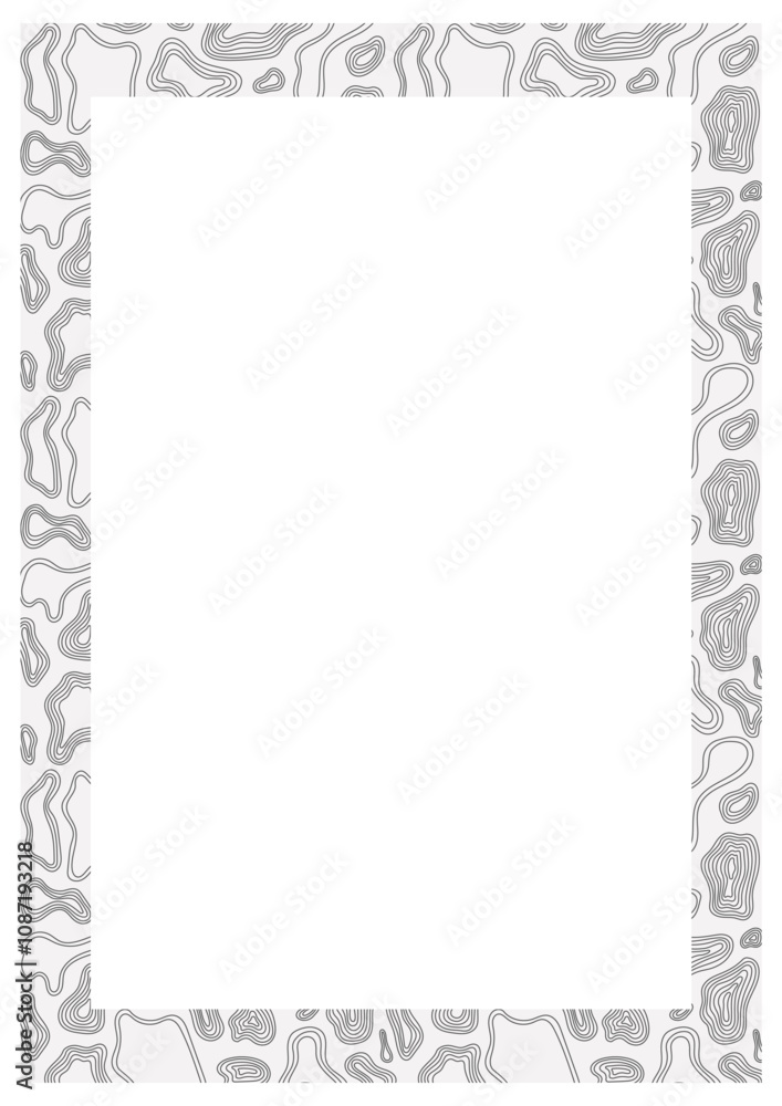 A4 frame with Cow print. Animal skin template. A4 frame with Cow print. Animal skin template.