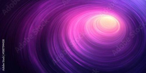 Abstract Swirling Purple and Pink Light Tunnel photo