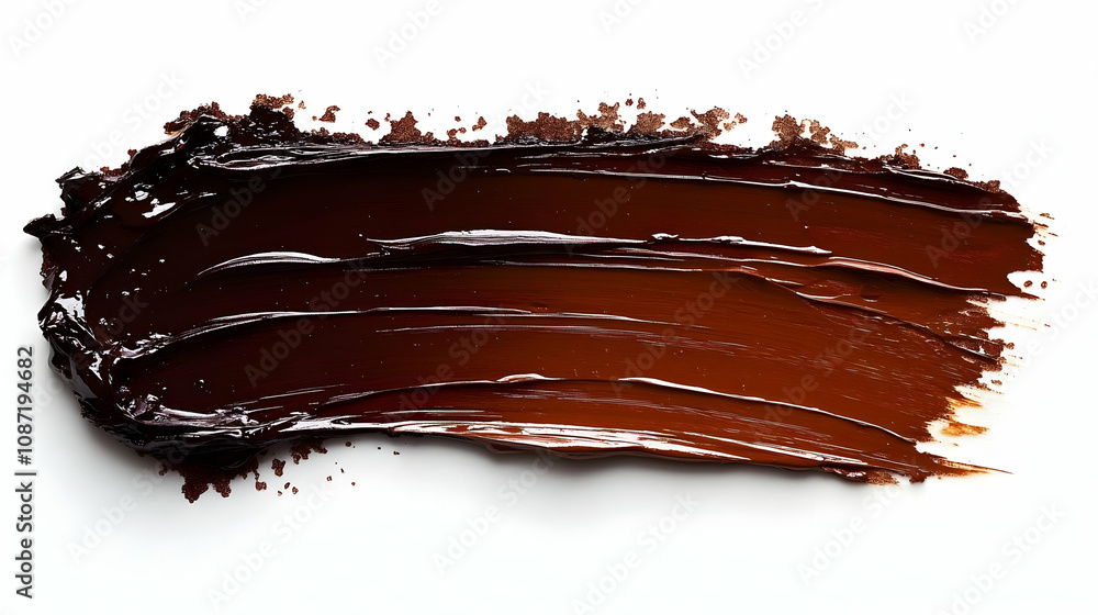 Brown Paint Swirl Abstract Background Illustration Brown Paint Swirl Abstract Background Illustration
