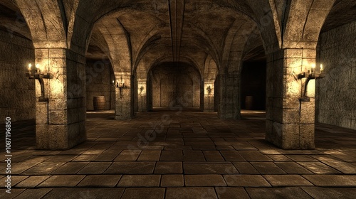 Eerie Dungeon Interior 